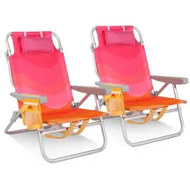 HOMECALL Campingstuhl Klappstuhl Pink