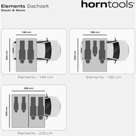 Horntools Dachzelt Elements Stone von Horntools - Ohne Vorzelt