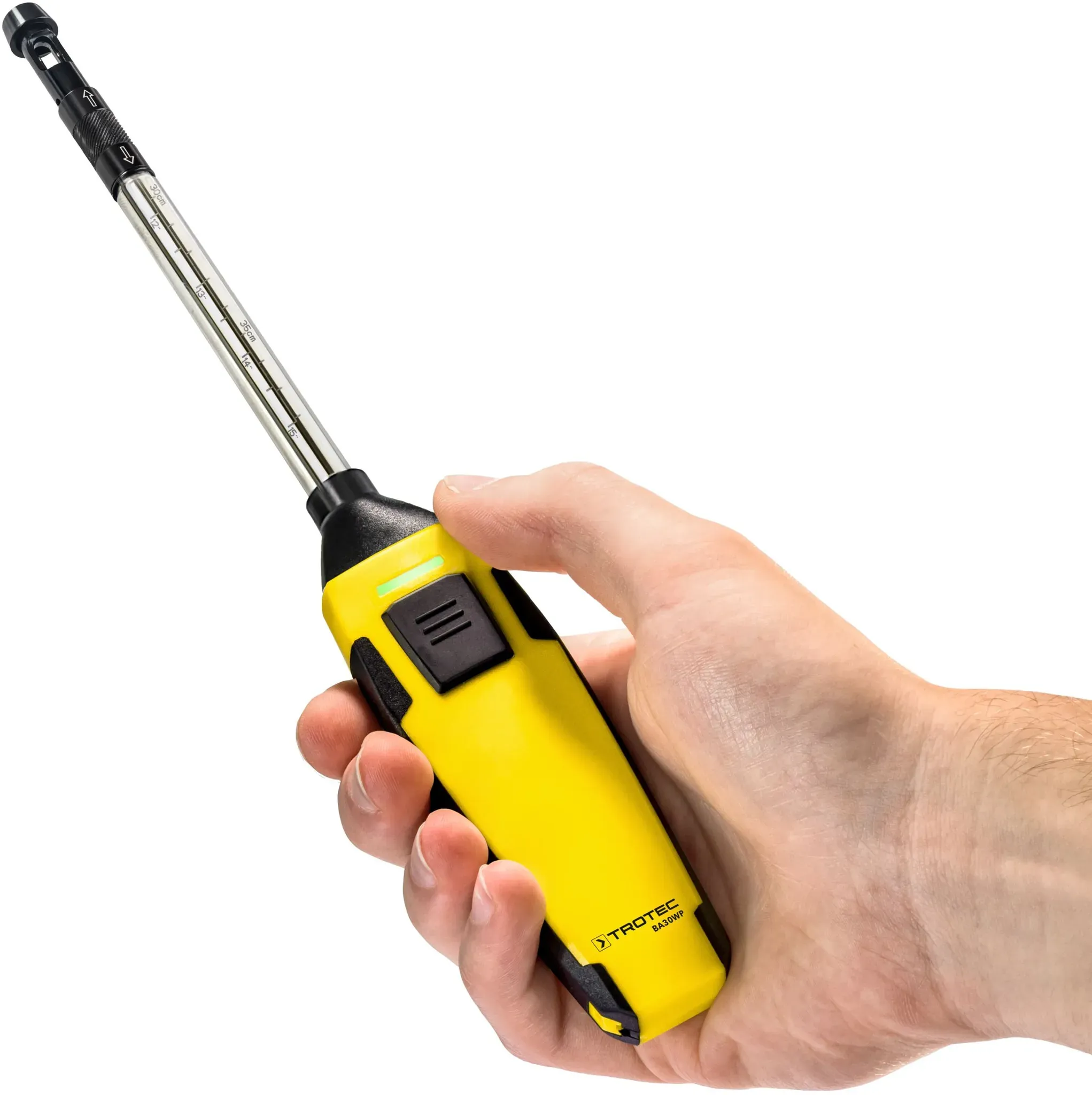 Trotec BA30WP hittedraad-anemometer met smartphone-bediening