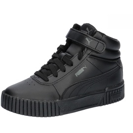 Puma Carina 2.0 Mid PS Sneaker, Black Black-Dark Shadow, 28