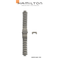 Hamilton Metall Khaki Aviation Band-set Edelstahl H695.646.102 - silber