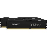 Kingston FURY Beast schwarz DIMM Kit 8GB, DDR3-1866, CL10-11-10-30 (KF318C10BBK2/8)