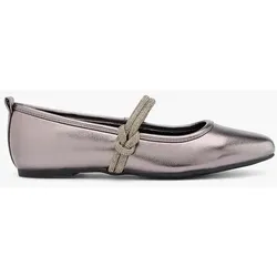 Ballerina - Damen - silber - 41