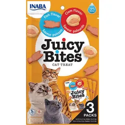 INABA CAT Juicy Bites Fisch und Muschel 3x11,3g (33,9g)