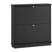 SoBuy Schuhschrank Schuhschrank mit 2 Klappen