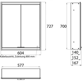 EMCO Prime 60 cm grau