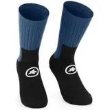 Assos tactica t5 unisex mtb socke schwarz blau - 43-46