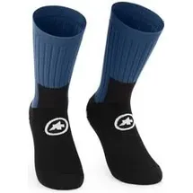 Assos tactica t5 unisex mtb socke schwarz blau - 43-46