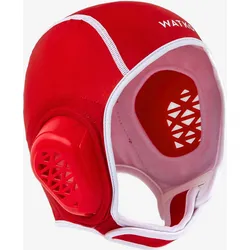 Wasserball-Kappe Easyplay Klettverschluss Kinder rot chilirot No Size