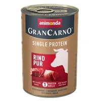 Animonda Sparpaket animonda Gran Carno Single Protein Rind pur 12 x 400g Dose Hundenassfutter