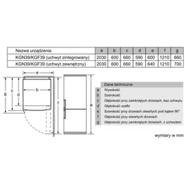 Bosch Serie 4 KGN39VIEB Kühl-Gefrierkombination (368 l, 2030 mm hoch, Edelstahl)