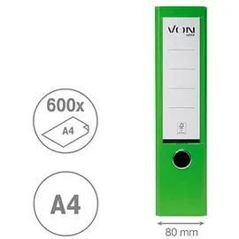 Leitz 1055 DIN A4 81 mm Grün