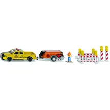 Siku 3505 - RAM 1500 mit Kompressoranhänger 1:50