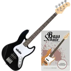 Rocktile Fatboy II BK E-Bass Black Set inkl. Schule