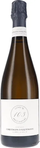 Cuvée No. 103, Sekt Brut Nature L20 Christmann & Kauffmann