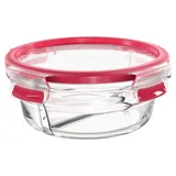 Emsa Clip&Close Glass Vorratsdose 550 ml Glas Rot