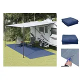 vidaXL Campingteppich Blau 6x2,5m