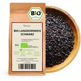 (16 EUR/kg) 500g Bio Langkornreis schwarz, Vollkorn ohne Zusätze BIO