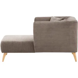 Home Affaire Loveseat HOME AFFAIRE "Colori", grau (grau, braun), B:108cm H:84cm T:155cm, 100% Polyester, Sessel