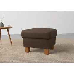 Stauraumhocker HOME AFFAIRE "Caldera", braun (dunkelbraun), B:58cm H:48cm T:58cm, 100% Polyester, Hocker, Stauraum, auch in Easy Care-Bezug für einfaches Reinigen mit Wasser