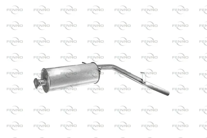 FENNO Endschalldämpfer p4054 hinten für NISSAN