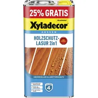 Xyladecor Holzschutz-Lasur 2 in 1 4 + 1 l kastanie matt