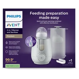 Philips Avent 2-in-1 Wärmer - Sterilisator SCF359/20 - weiß