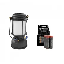 Petromax Gartenleuchte Petromax LM500 LED Laterne Schwarz Set inklusive Akku PX-LM500-Black