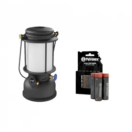 Petromax Gartenleuchte Petromax LM500 LED Laterne Schwarz Set inklusive Akku PX-LM500-Black