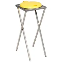 Müllsackständer VAR Scherenständer stationär 120 L gelb ideal für 120 L Müllsäcke, robuste und stabile Konstruktion