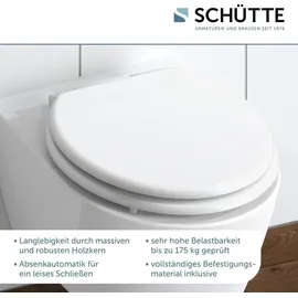 Schütte WC-Sitz mit Absenkautomatik Weiß