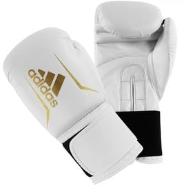 adidas Boxhandschuhe Speed 50, Erwachsene, Boxing Gloves 14 oz, Punchinghandschuhe komfortabel und langlebig, weiß