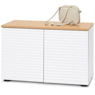 Tchibo - Sitzbank mit Stauraum - 71,5x38x46cm - weiß -