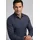 Olymp Businesshemd "Level Five body fit", Herren, Gr. 39, N-Gr, blau (nachtblau), Web, Obermaterial: 97% Baumwolle, 3% Elastolefin, 2-Knopf-Manschette, Hemden, mit Minimal-Punkt-Print