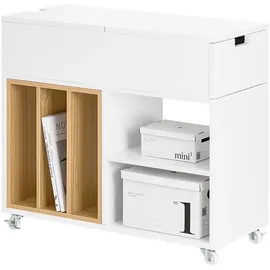 SoBuy FBT134 Aktenschrank 30 x 61 x 70 cm weiß