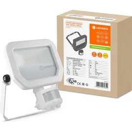 LEDVANCE Außenstrahler Aluminium 3,6 cm inkl. Bewegungsmelder weiß