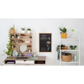 ALLboards Kreidetafel 60 x 40 cm Schwarz