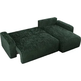 MKS Meble Ecksofa Cord 2-Sitzer Grün