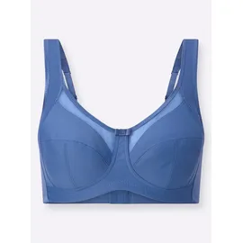 Anita Entlastungs-BH Damen, Gr. 100, Cup C, blau (mittelblau), 85% Polyamid, 15% Elasthan, BHs Entlastungs-BH,