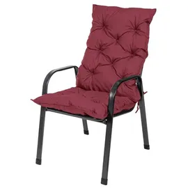 TexDeko Hochlehner Auflage 120 x 50 x 8 cm rot 1 St.