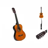 vidaXL Klassische Gitarre für Anfänger und Kinder 1/2 34" Lindenholz