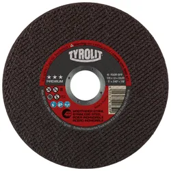 TYROLIT Trennscheiben DxTxH 115x1,0x22,23 Superdünne Trennscheiben für Edelstahl, Form: 41 - gerade Ausführung, Art. 34424276