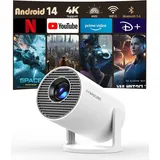Magcubic Mini Beamer 4K Android 14 Smart Projektor 5G WLAN6 BT5.4 Full HD 1080P