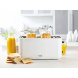 DOMO collection DOMO DO962T Toaster stufenloser Temperaturregler, Cool-Touch-Gehäuse Weiß