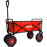 DMS® Bollerwagen Transportwagen, Gartenanhänger Ladekapazität ca. 120Kg Faltbar