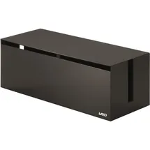 Yamazaki Kabelbox, Schwarz, Kunststoff, 40x14x15 cm, Arbeitszimmer, Schreibtische