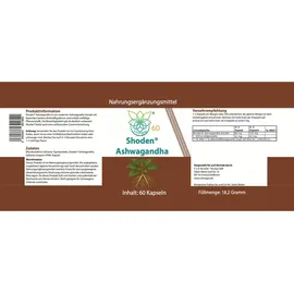 VITARAGNA Shoden Ashwagandha Kapseln 60 St.
