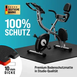 monzana MONZANA® 36x Bodenschutzmatten Fitness & Pool mit Randstücken 30 x 30 cm 3 qm Rutschfest EVA-Schaumstoff Puzzlematte Trainingsmatten Fitnessgeräte