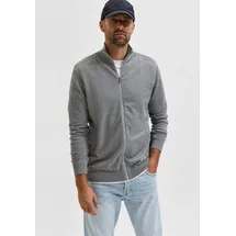 Selected Strickjacke 'Berg' - Grau - XXL