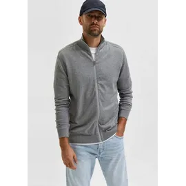 Selected Strickjacke 'Berg' - Grau - XXL